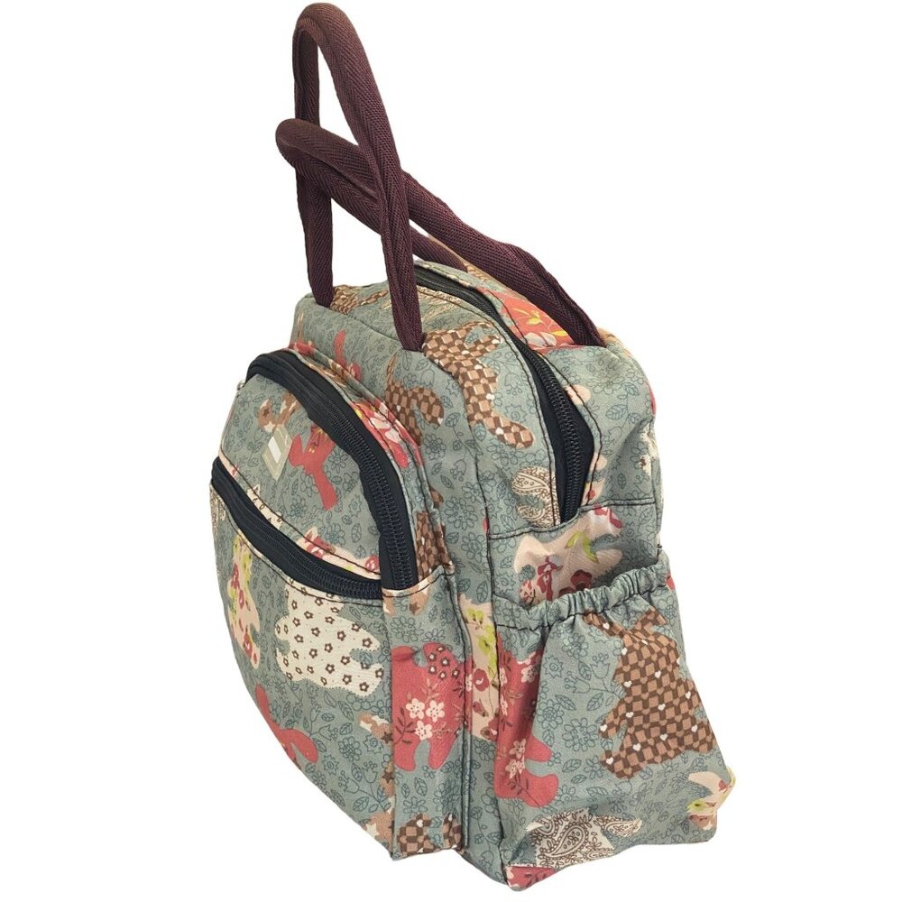 Lunch Bag Cooler Meal Prep Food Dinner Makeup Bag Women Kids Rabbit Bunny New - Picture 4 of 7